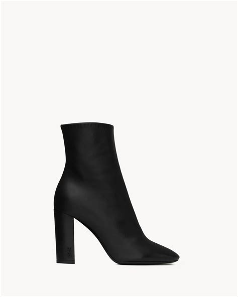 loulou 70 ankle ysl|Lou ankle boots in leather .